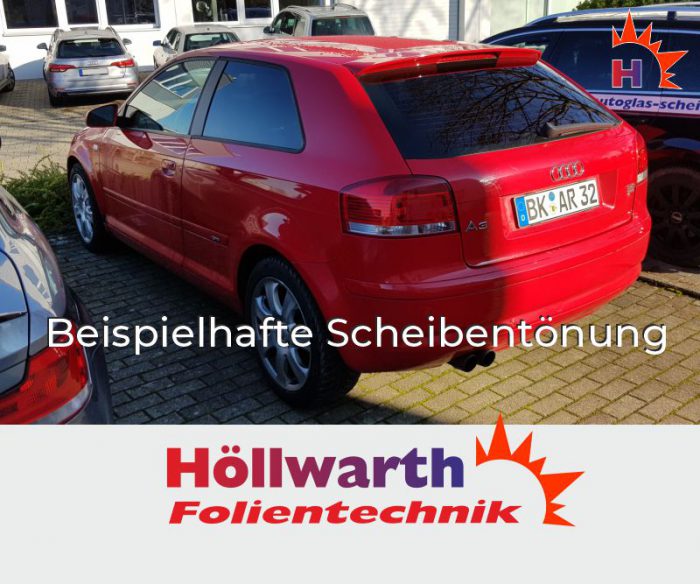 AUDI A3 8P dreitürig 2003 bis 2012 passgenaue Tönungsfolie