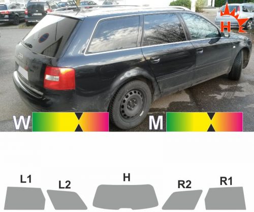 AUDI A6 C5 Avant 1997 bis 2004 passende Tönungsfolie