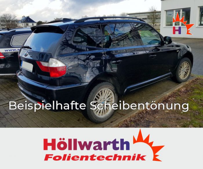 BMW X3 E83 passgenaue Tönungsfolie