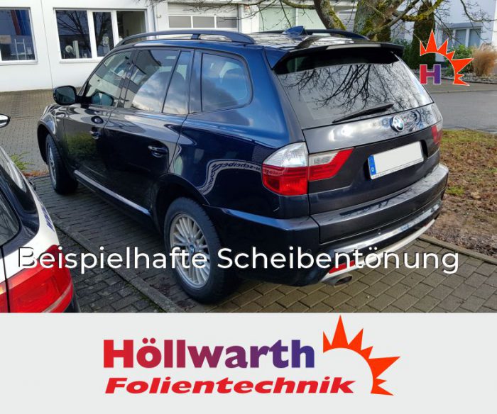 BMW X3 E83 passgenaue Tönungsfolie