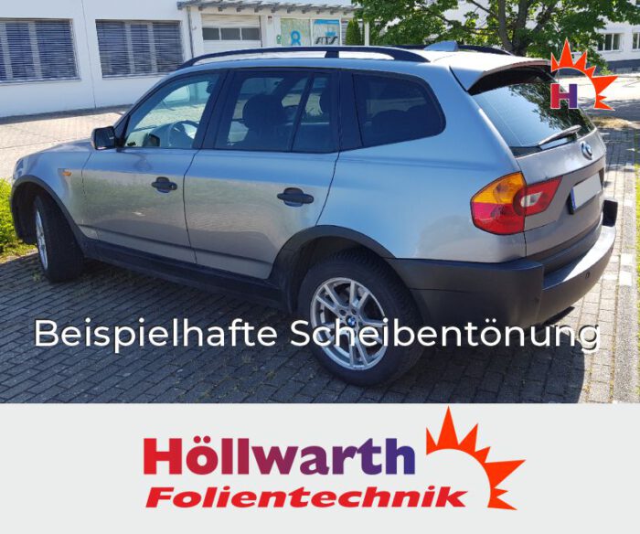 BMW X3 E83 passgenaue Tönungsfolie