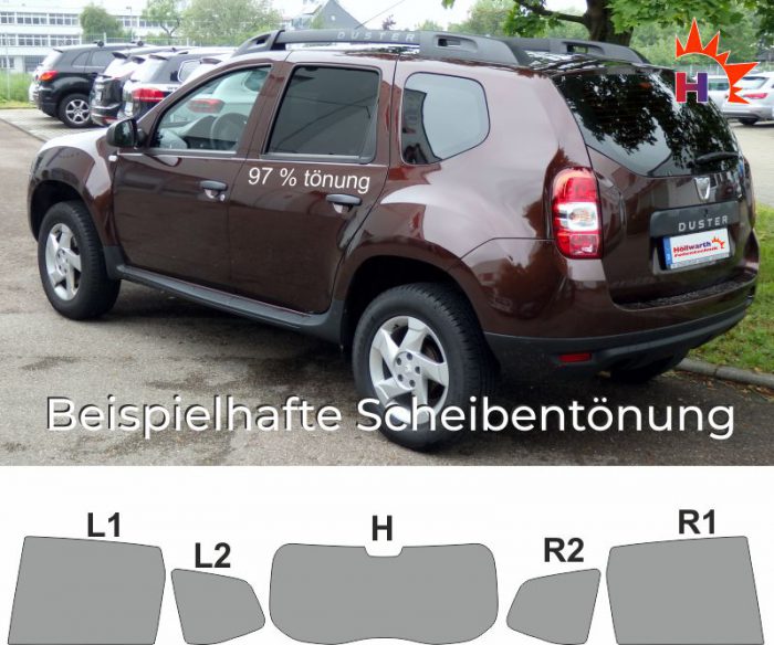 DACIA Duster I passgenaue Tönungsfolie