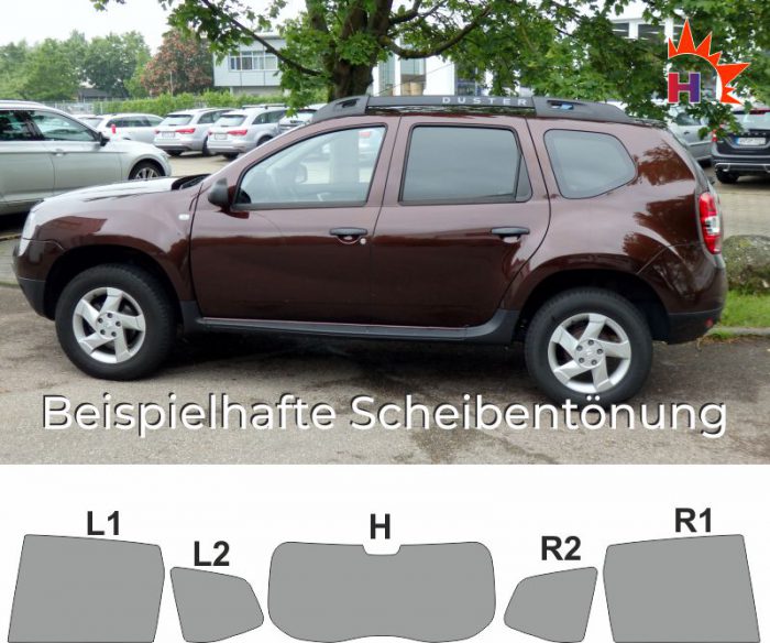 DACIA Duster I passgenaue Tönungsfolie