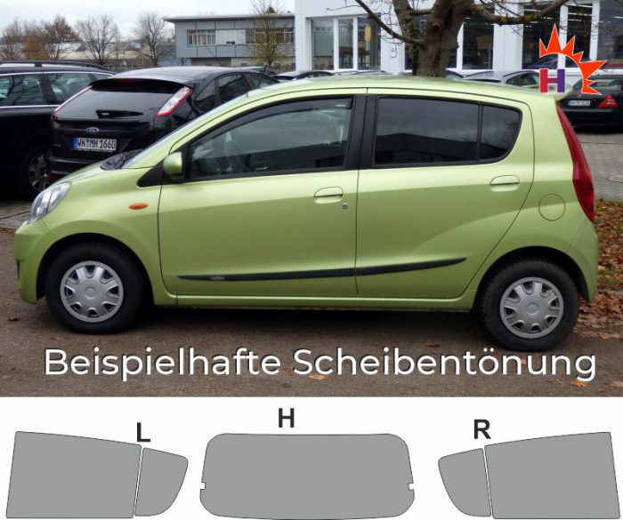 DAIHATSU Cuore passgenaue Tönungsfolie