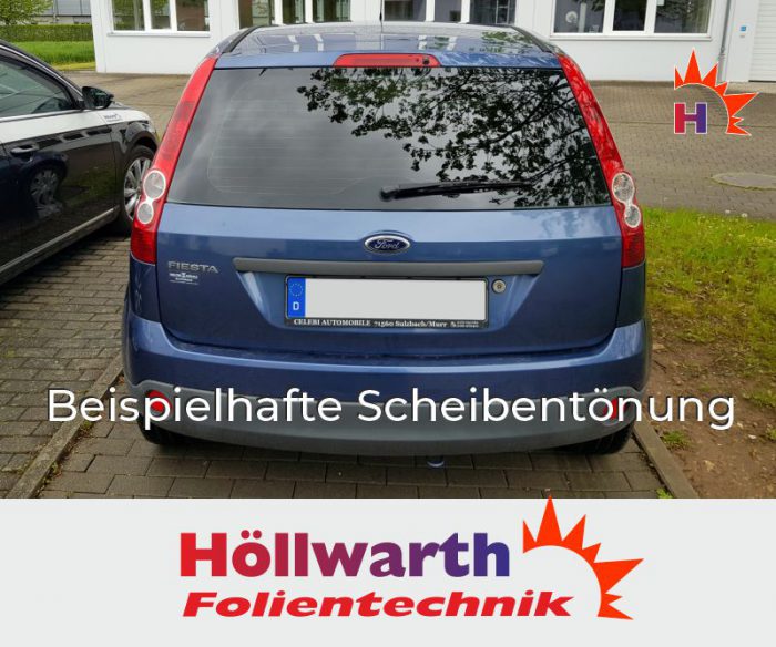 FORD Fiesta MK6 fünftürig 2001 bis 2008 passgenaue Tönungsfolie