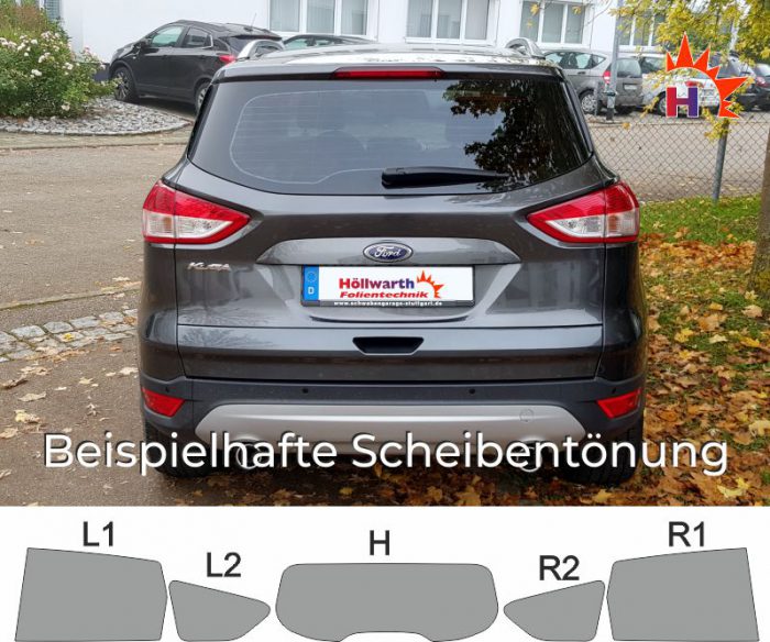 FORD Kuga 13 passgenaue Tönungsfolie