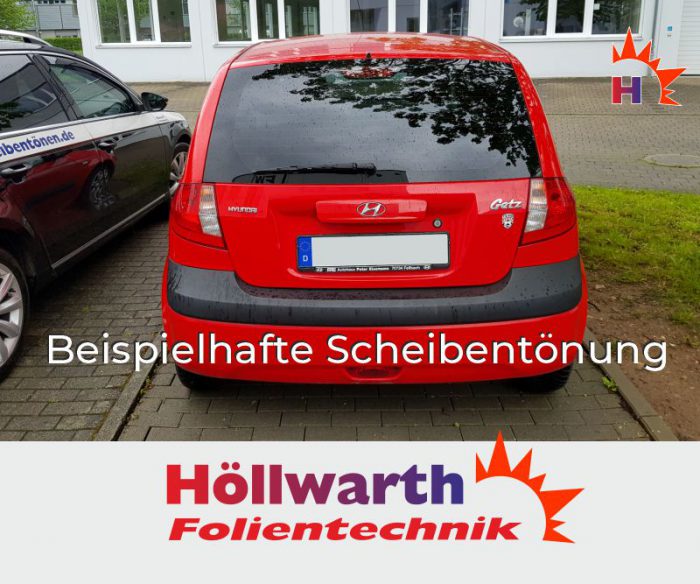 HYUNDAI Getz 2002 bis 2008 passgenaue Tönungsfolie