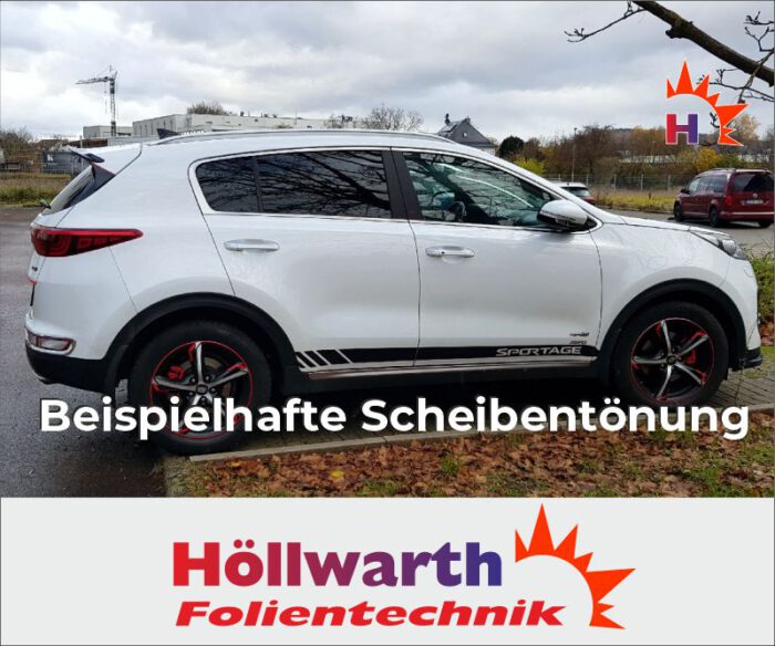 KIA Sportage QL passgenaue Tönungsfolie