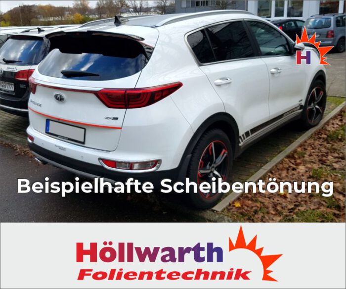 KIA Sportage QL passgenaue Tönungsfolie