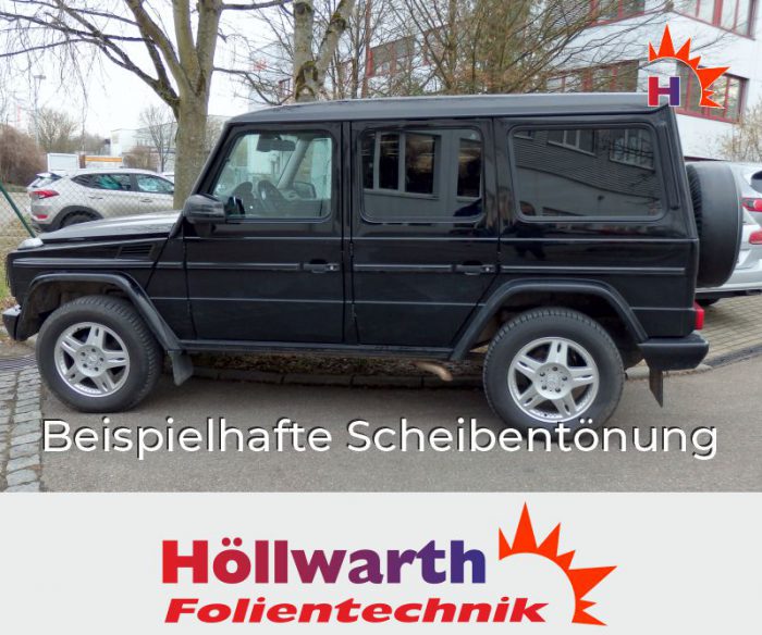 MERCEDES G-Klasse ab 2012 passgenaue Tönungsfolie