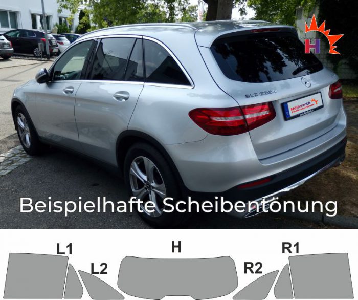 MERCEDES GLC X235 passgenaue Tönungsfolie