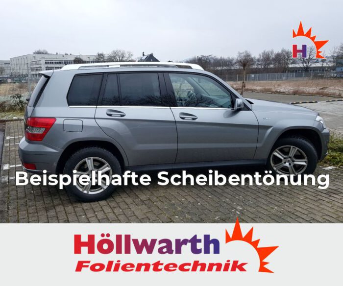 MERCEDES GLK X204 passgenaue Tönungsfolie