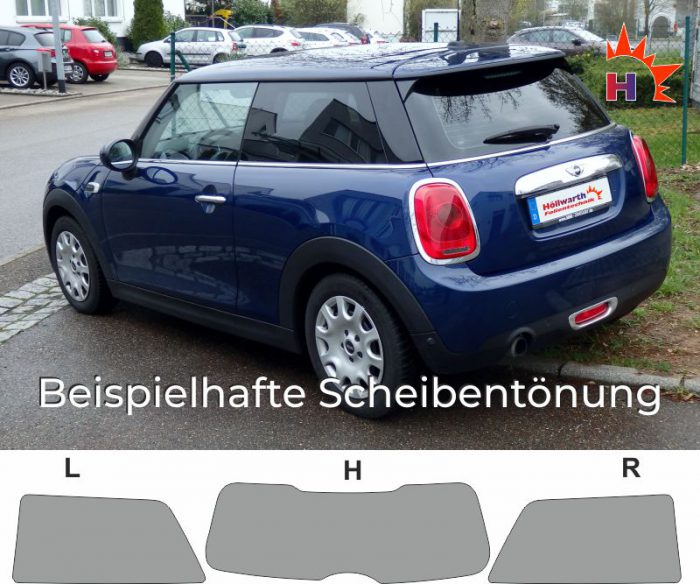 MINI F56 ab 2014 passende Tönungsfolie