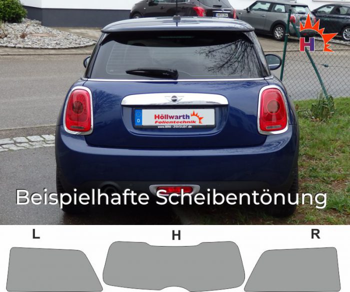 MINI F56 ab 2014 passende Tönungsfolie