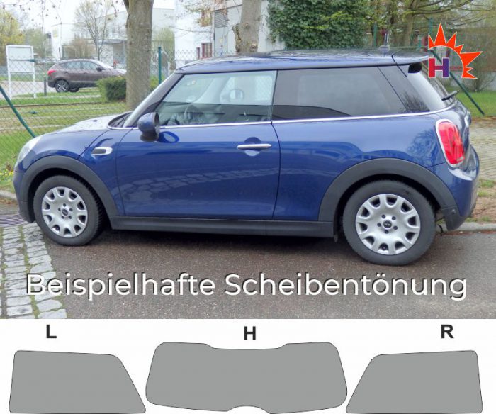 MINI F56 ab 2014 passende Tönungsfolie