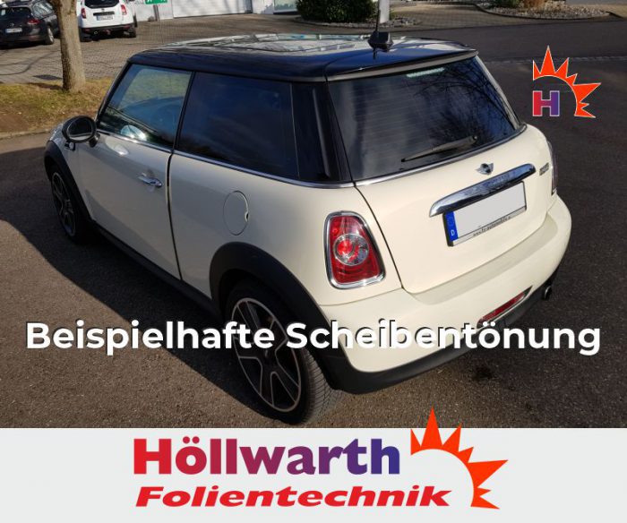 MINI R56 passgenaue Tönungsfolie