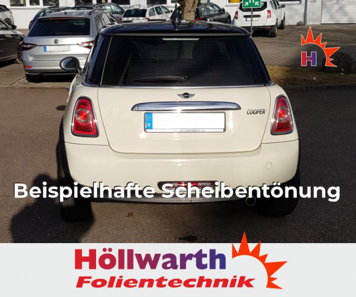 MINI R56 passgenaue Tönungsfolie