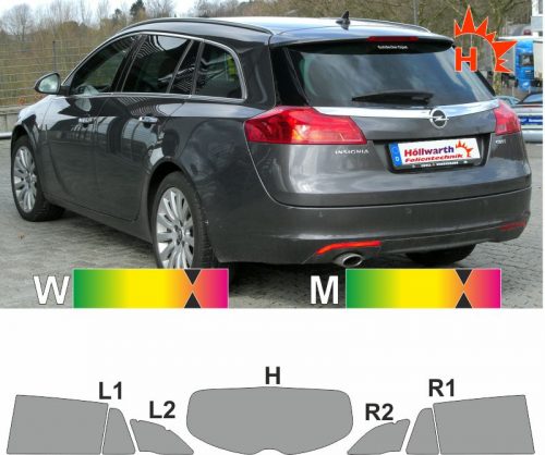 OPEL Insignia A Sports Tourer 2009 bis 2017 passende Tönungsfolie