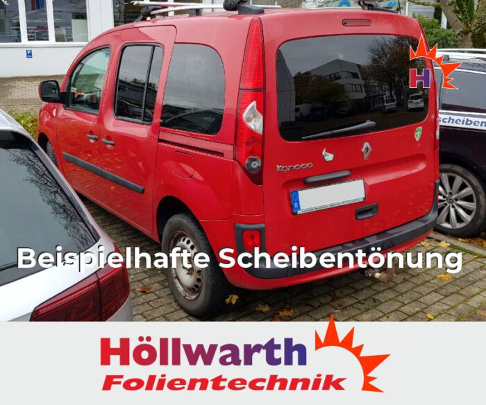 RENAULT Kangoo II passgenaue Tönungsfolie