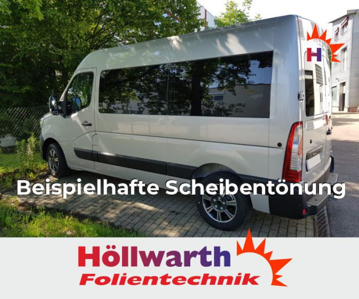 RENAULT Master III L2H2 schiebefenster passgenaue Tönungsfolie