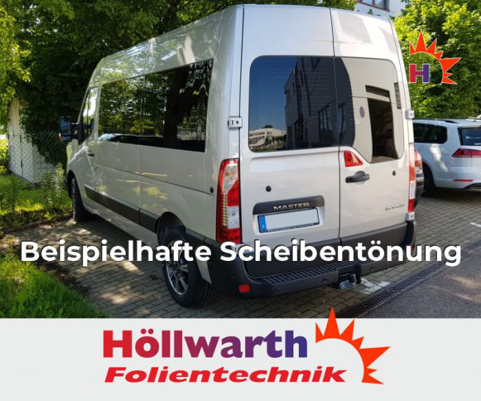 RENAULT Master III L2H2 schiebefenster passgenaue Tönungsfolie