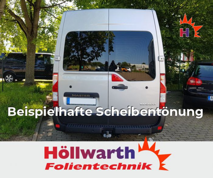 RENAULT Master III L2H2 schiebefenster passgenaue Tönungsfolie