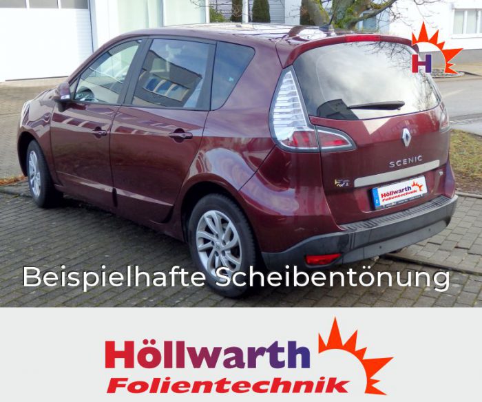 RENAULT Scenic Typ JZ 2009 bis 2016 passgenaue Tönungsfolie