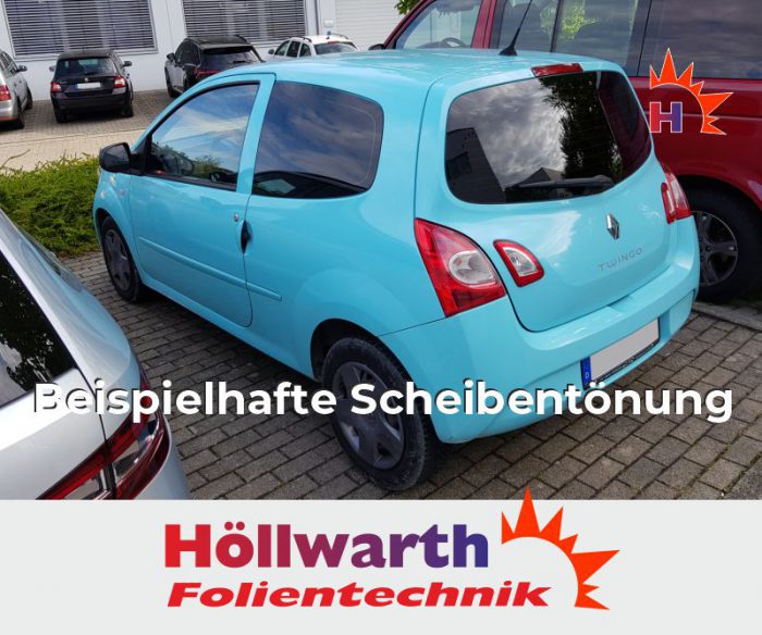 RENAULT Twingo II passgenaue Tönungsfolie