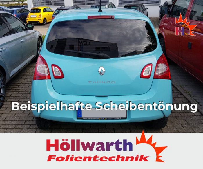 RENAULT Twingo II passgenaue Tönungsfolie