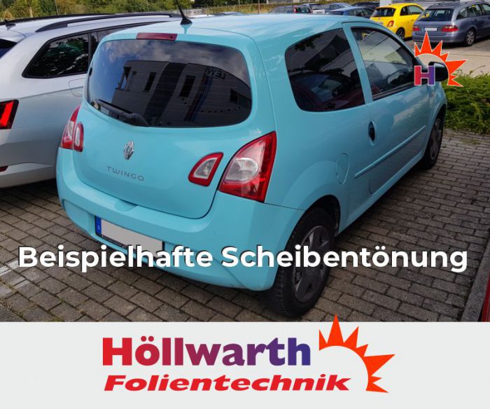 RENAULT Twingo II passgenaue Tönungsfolie