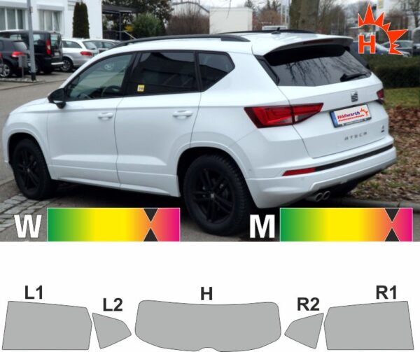SEAT Ateca ab 2016 passende Tönungsfolie