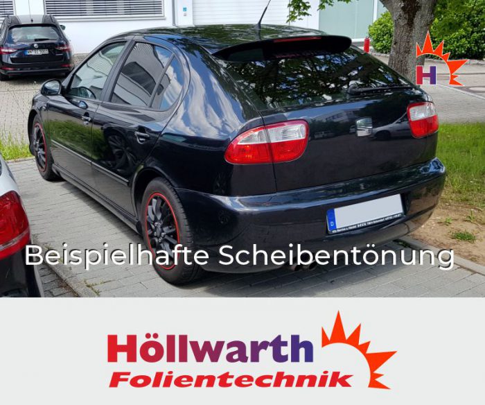 SEAT Leon 1M 1999 bis 2006 passgenaue TÖnungsfolie