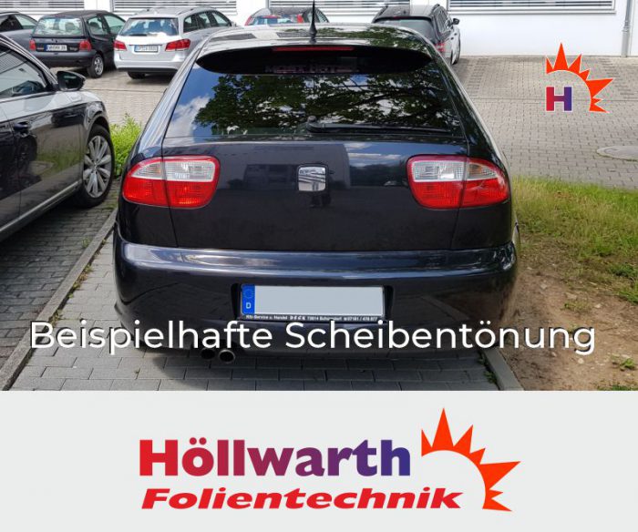 SEAT Leon 1M 1999 bis 2006 passgenaue TÖnungsfolie