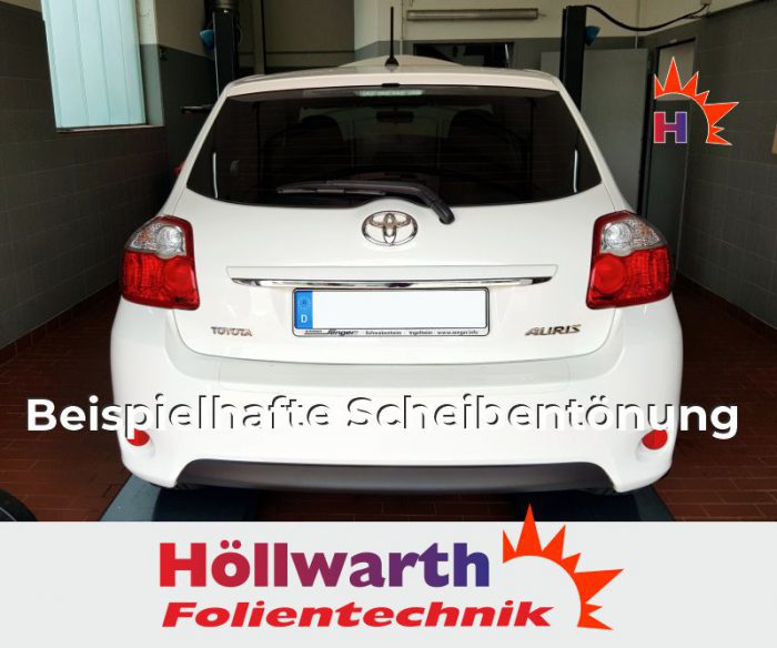 TOYOTA Auris E150 fünftürig 2007 bis 2012 passgenaue Tönungsfolie