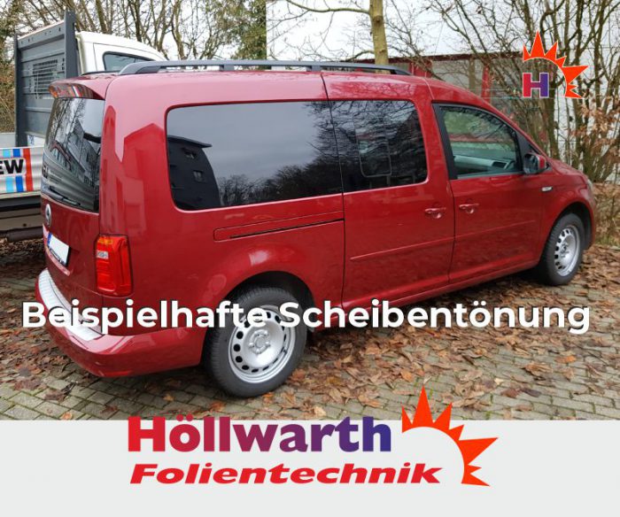 VW Caddy 4 passgenaue Tönungsfolie