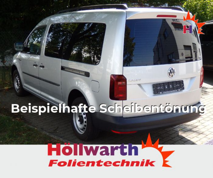 VW Caddy 4 passgenaue Tönungsfolie