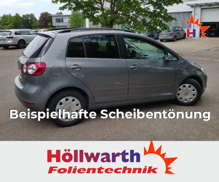 VW Golf Plus passgenaue Tönungsfolie