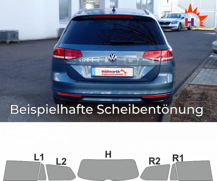 VW Passat Variant B8 ab 2014 Tönungsfolie passgenau