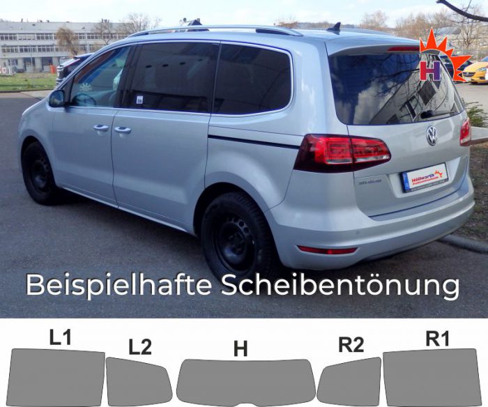 VW Sharan II passende Tönungsfolie