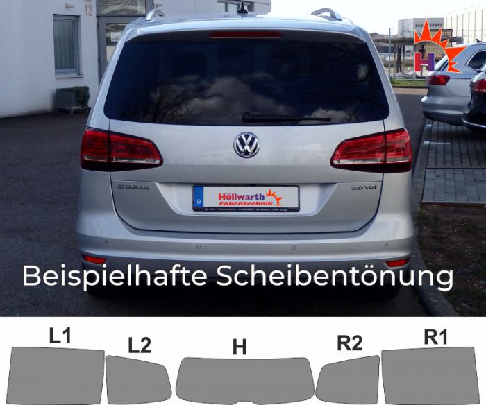 VW Sharan II passende Tönungsfolie