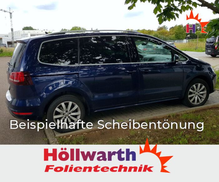 VW Sharan II passgenaue Tönungsfolie