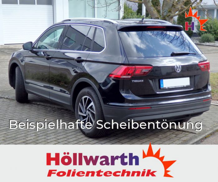 VW Tiguan II ab 2016 passgenaue Tönungsfolie