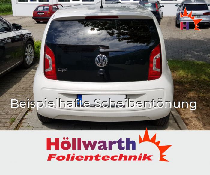 VW up! dreituerig ab 2011 und Facelift ab 2016 passgenaue Tönungsfolie