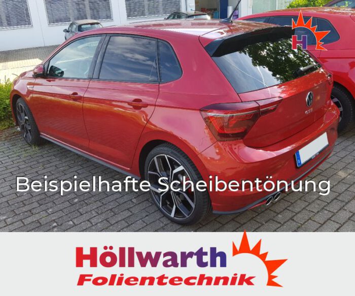 VW Polo VI passgenaue Tönungsfolie