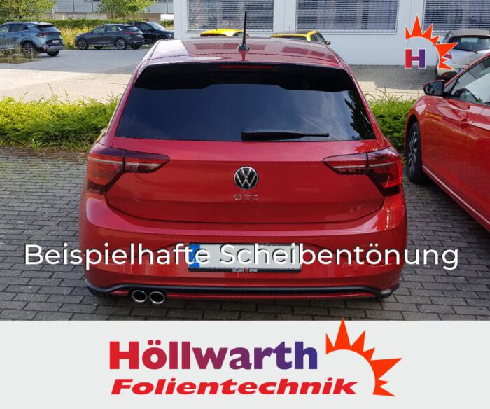 VW Polo VI passgenaue Tönungsfolie