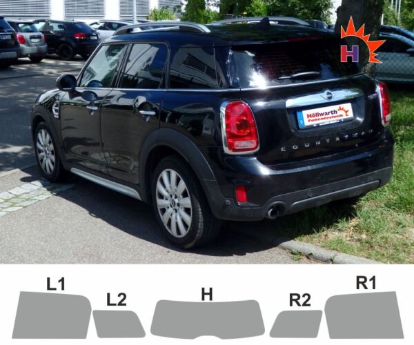 MINI F60 Countryman ab 2017 passgenaue Tönungsfolie