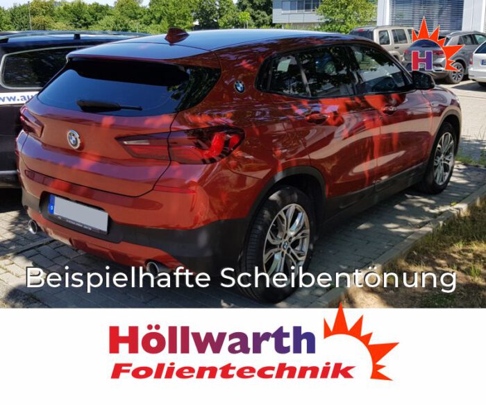 BMW X2 passgenaue Tönungsfolie