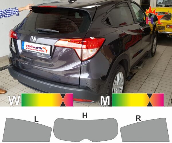 HONDA HR-V RE6 ab 2015 passende Tönungsfolie