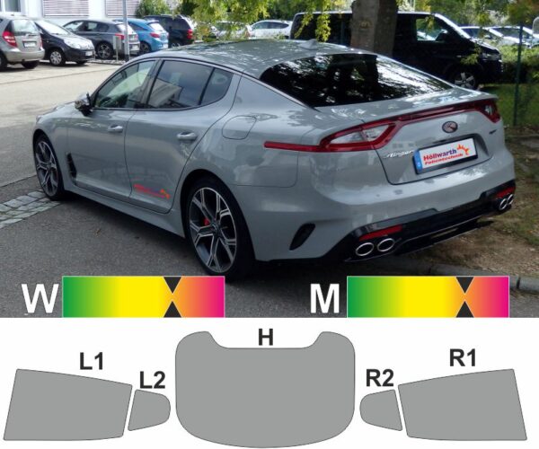 KIA Stinger ab 2017 passende Tönungsfolie