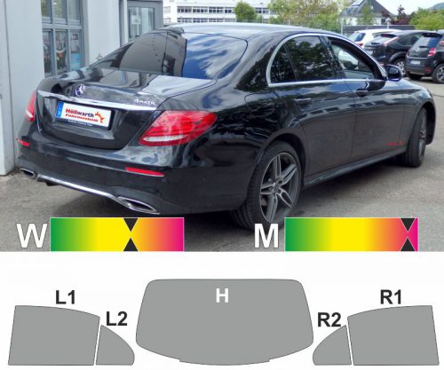 Mercedes E-Klasse W213 Limousine ab 2016 passende Tönungsfolie